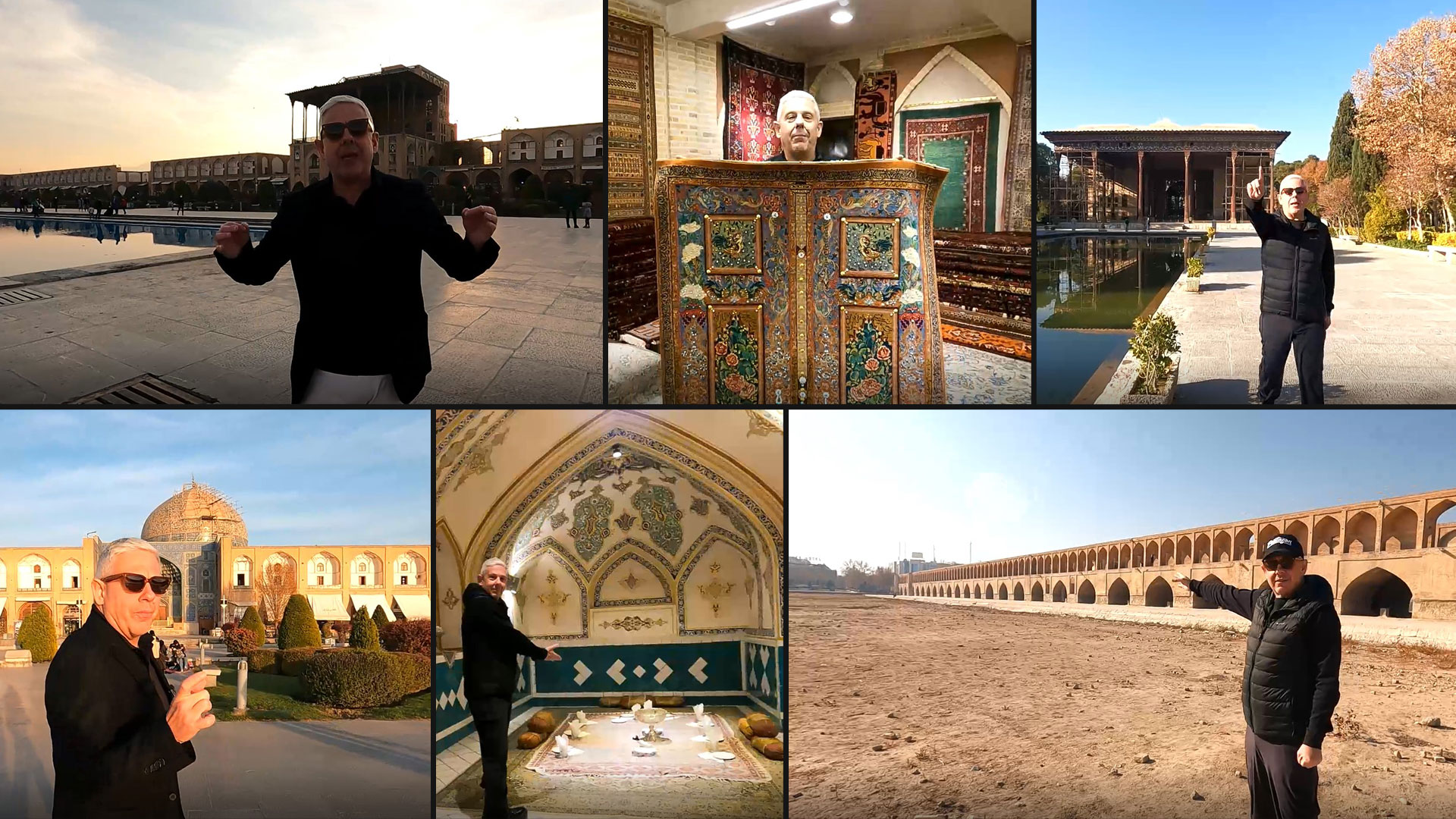 Δελτίο Τύπου - Εικόνες - Ο Τάσος Δούσης στο Ιράν επισκέπτεται το Ισφαχάν